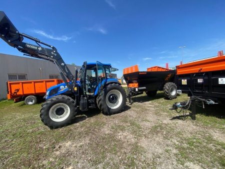 Alquiler de Tractor New Holland T5 115CV con Pala